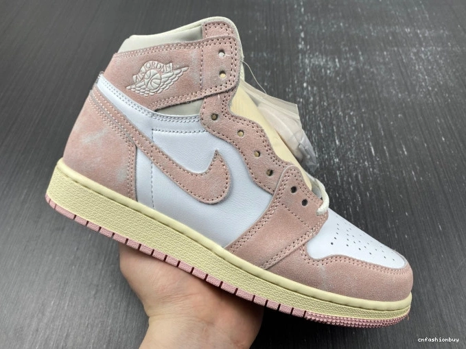 FD2596-600 (Women's) 1 OG Pink Jordan Air Washed High Retro 0908